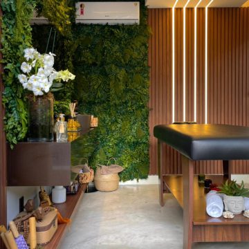 Jardim Vertical Preservado em Spa.