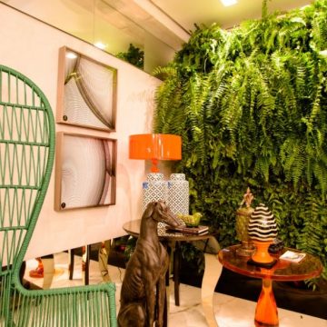 Jardim Vertical Natural de Samambaias, Casa Cor - Feira de Santana.